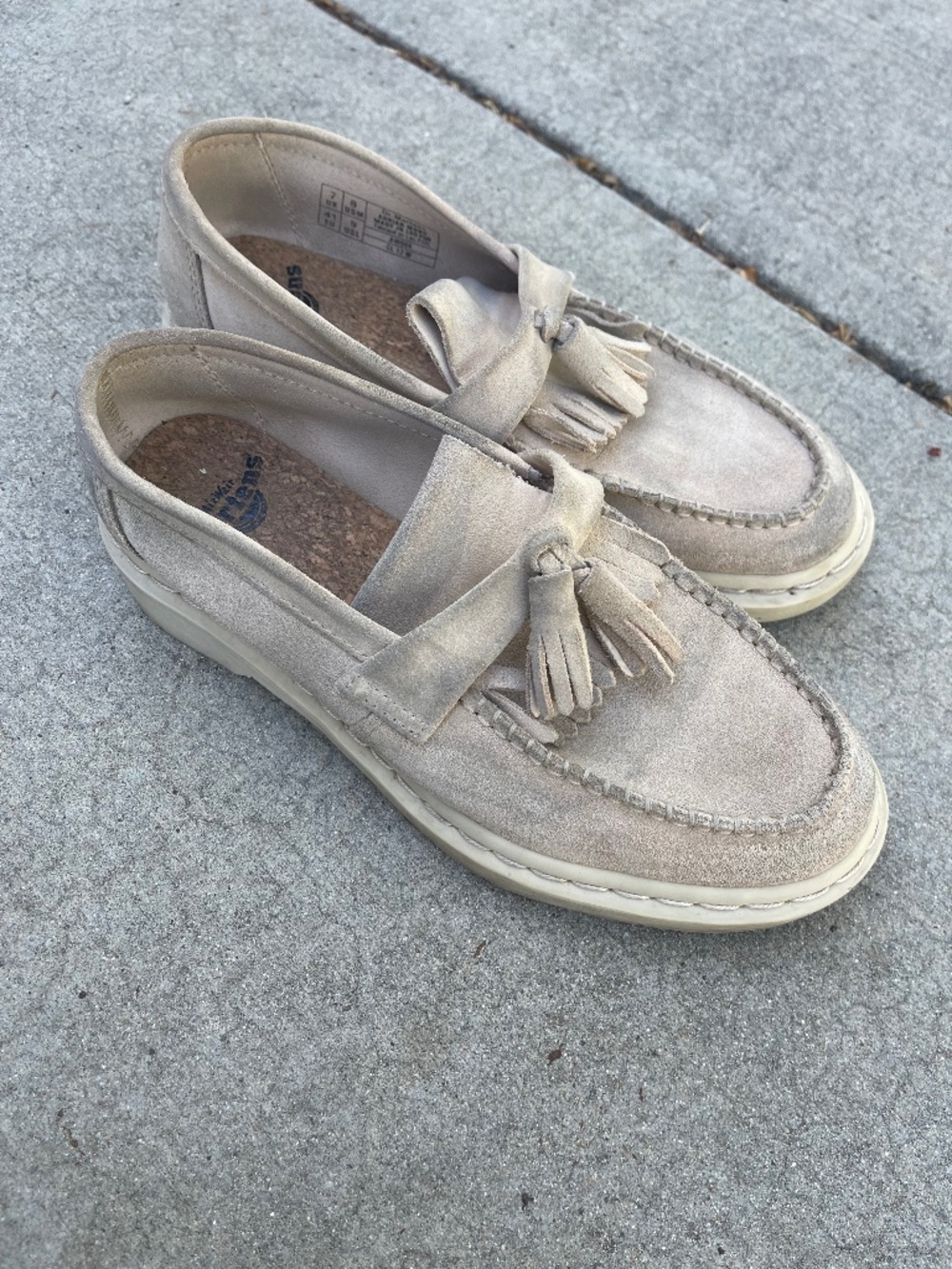 “Adrian” Doc Marten’s Casual Tassel Loafers Suede